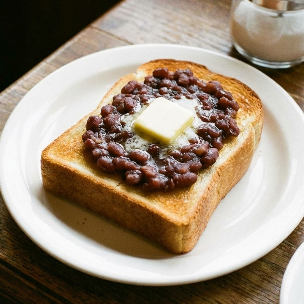 あんバタートーストのイメージ