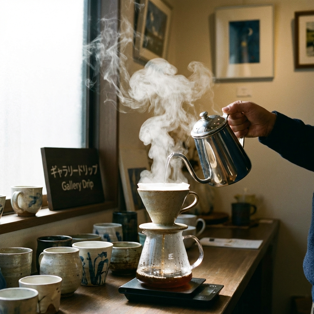 ドリップ中のサーバーのイメージ