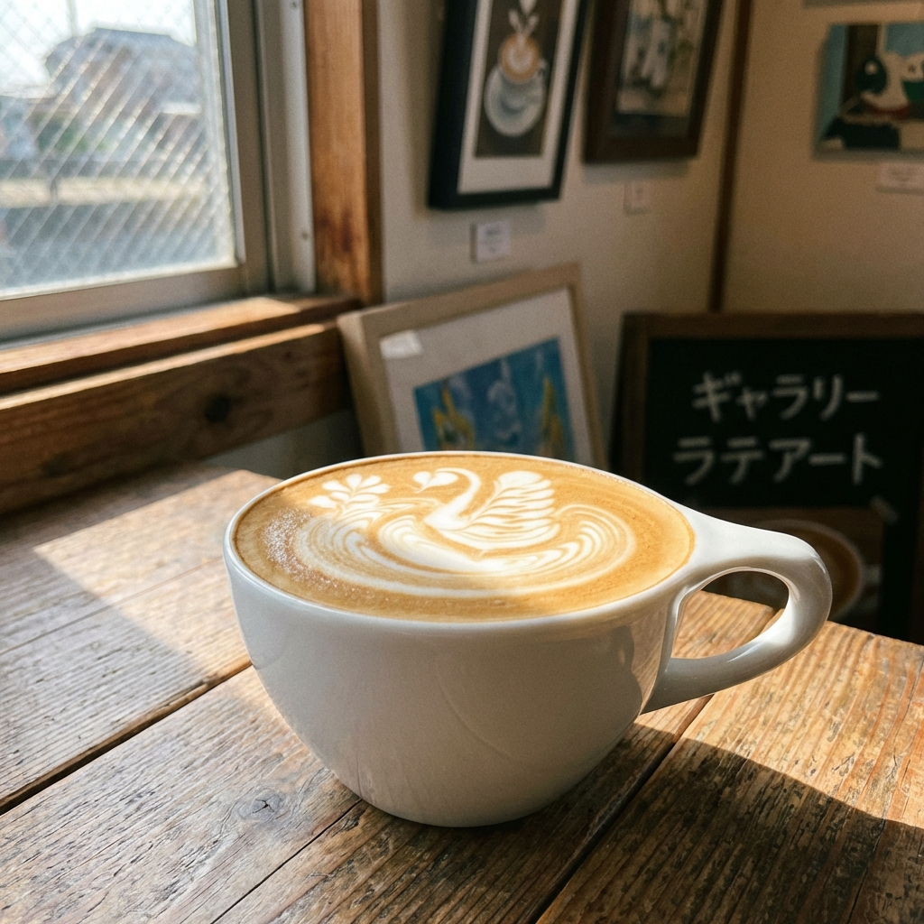 ラテアートのイメージ